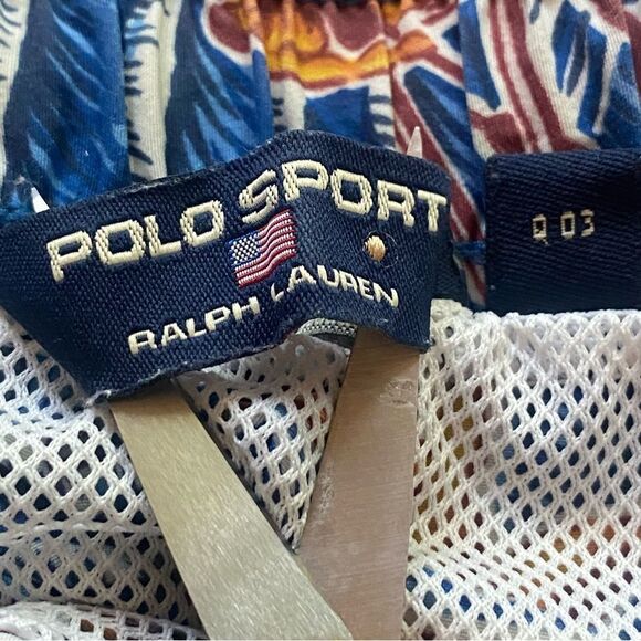 Polo Sport Ralph Lauren Vintage Swim Trunks Size Medium - Picture 3 of 13